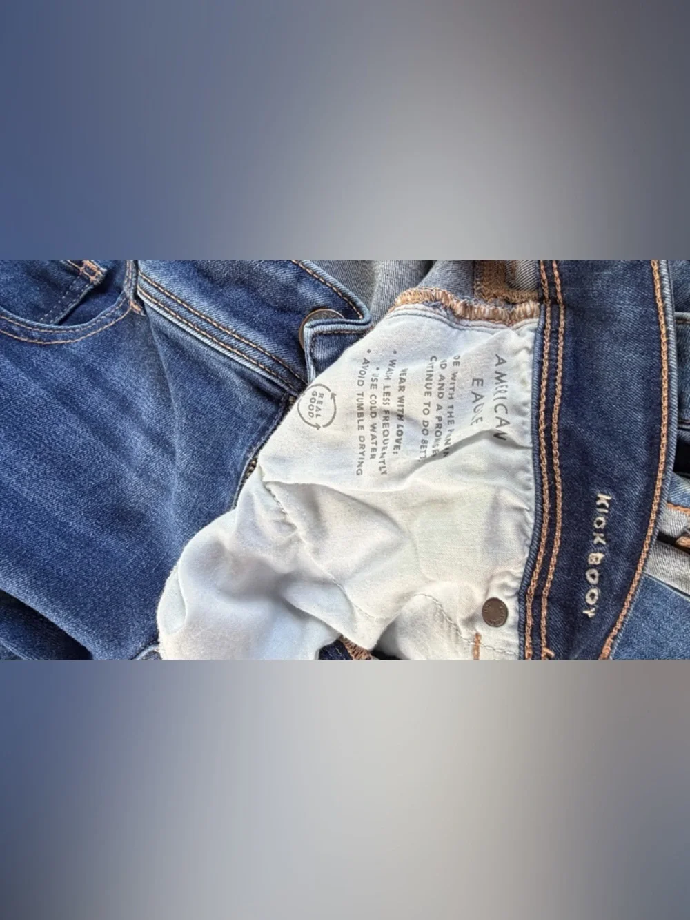 American Eagle Kick Boot Jeans - Picture 2 of 3